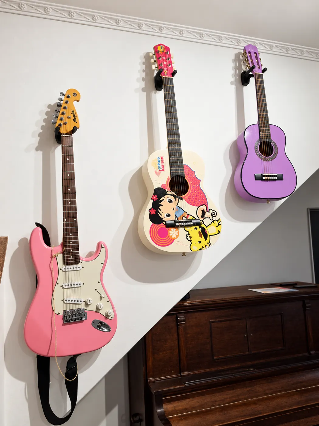 Instrumentos de corda na Escola Giro